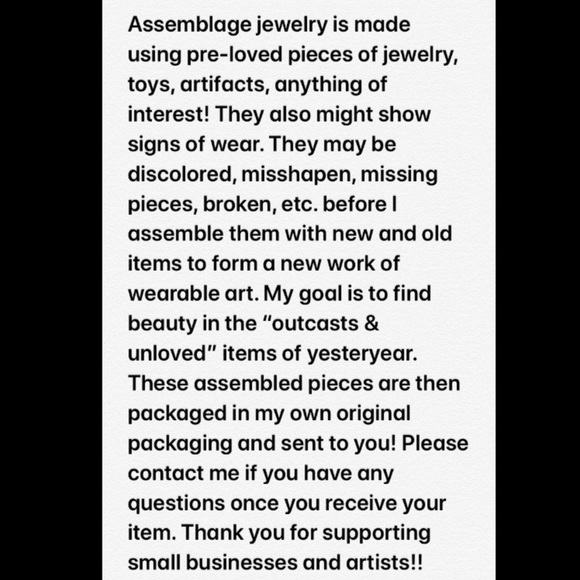 ⭐️Adorned Crown Artisan assemblage necklace genuine pearls enamel flower - Picture 6 of 7